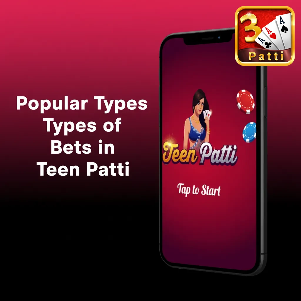 Illustration of Teen Patti table showing main ante bet, side bets, and pair-plus wagers with different payout odds