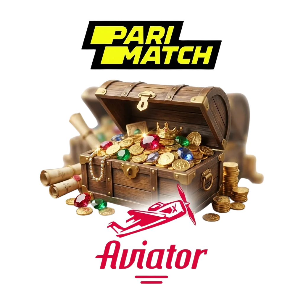 Banner promocional da Parimatch destacando bônus de boas-vindas para jogar Aviator no cassino online no Brasil