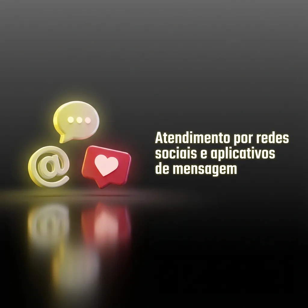 Ilustração de atendimento ao cliente por WhatsApp, Telegram e redes sociais em smartphone, com ícones de chat e suporte online