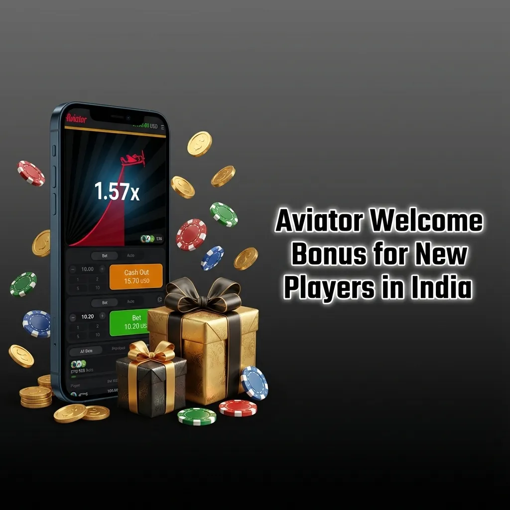 Aviator casino welcome bonus ad for new Indian players, showing 150% up to ₹30,000 and app steps to claim the offer.