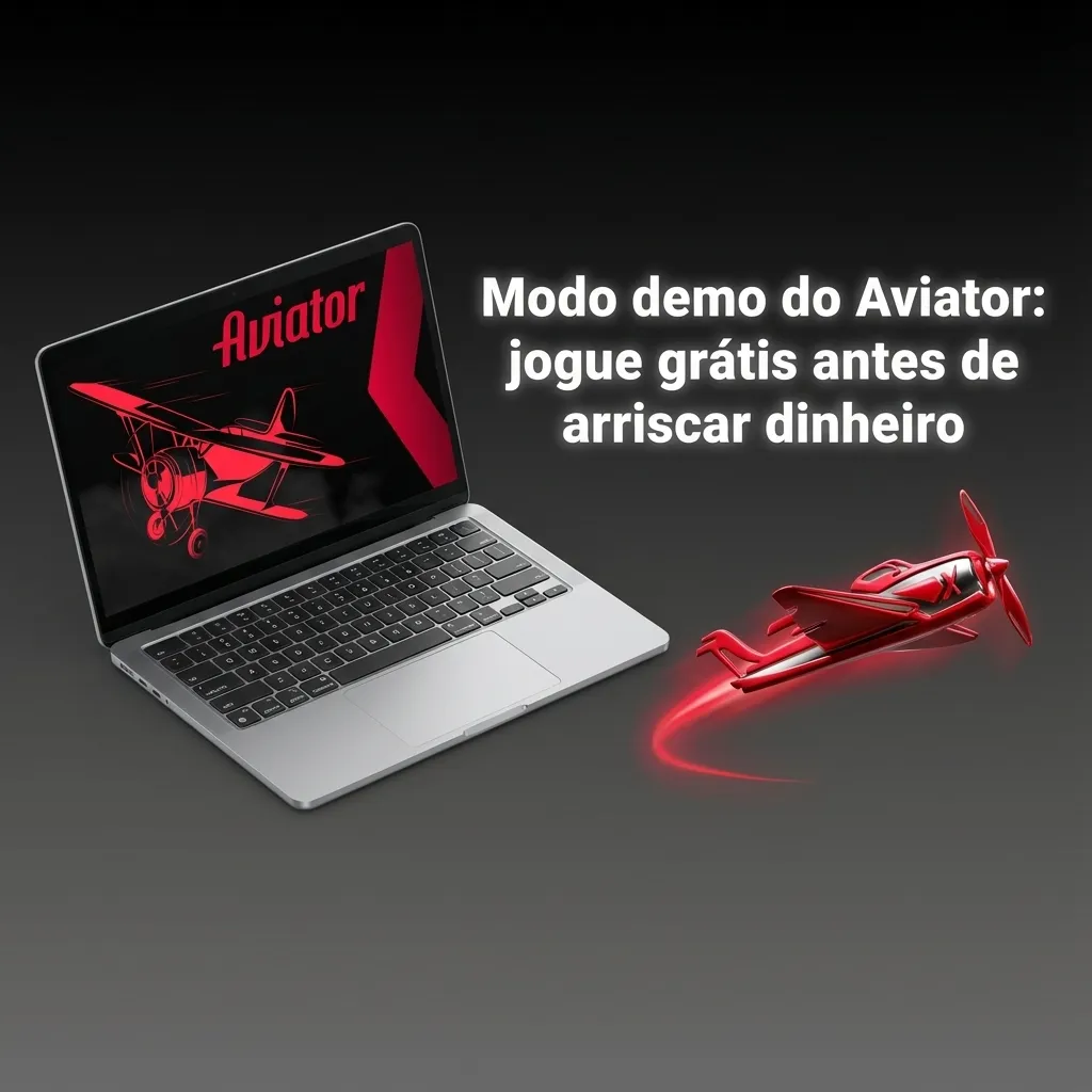 Tela do jogo Aviator em modo demo, com painel de apostas, multiplicador subindo e aviso de saldo virtual grátis