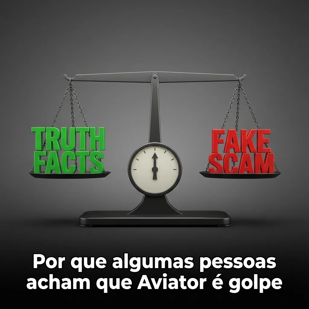Ilustração de Aviator cercado por anúncios chamativos e ícones de golpe, representando suspeitas de fraude
