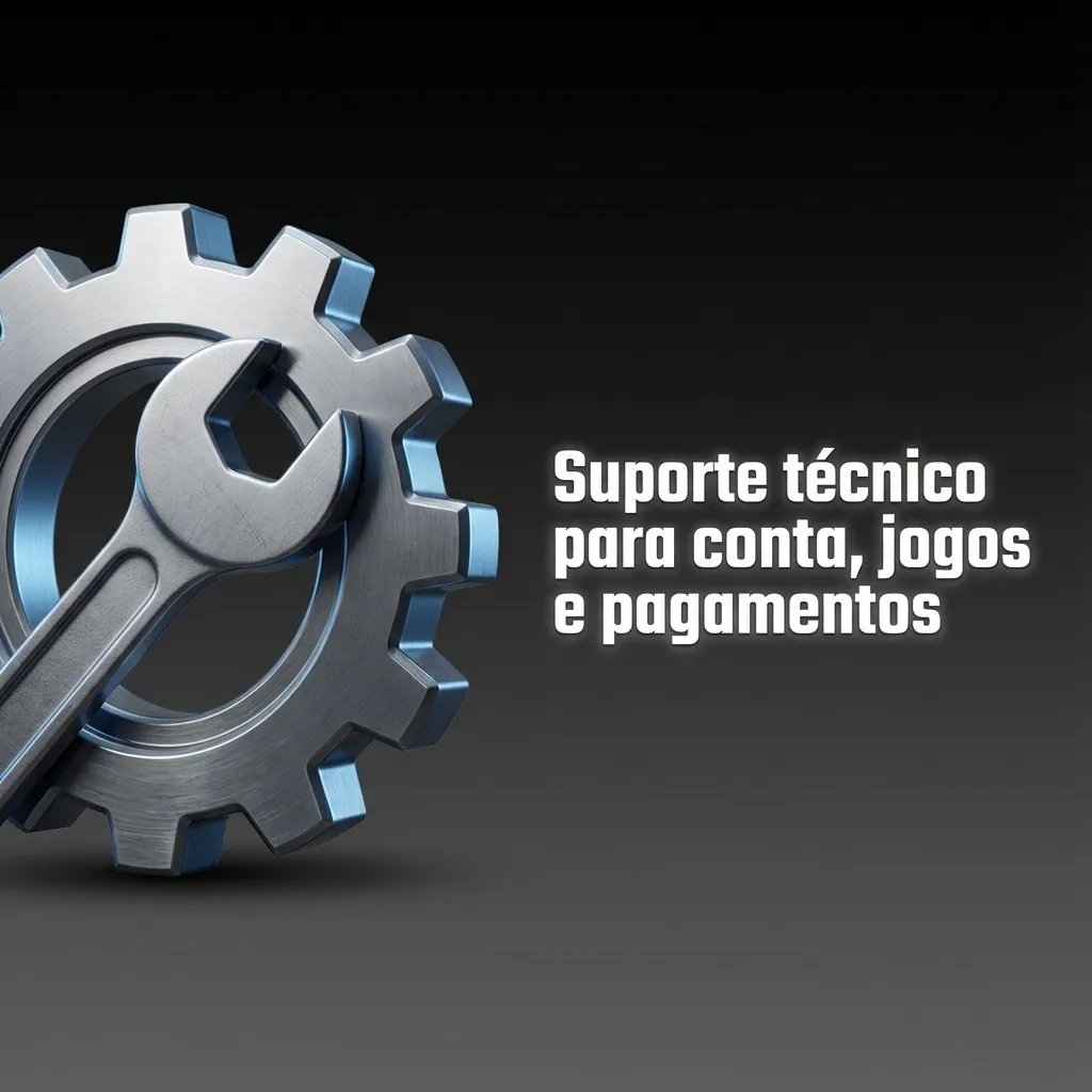 Ilustração de suporte técnico ajudando usuário com conta, jogos e pagamentos em computador e celular