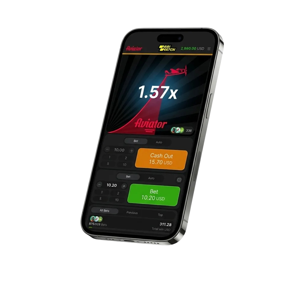 Indian user completing Parimatch Aviator registration with INR deposit and 150% welcome bonus displayed on screen