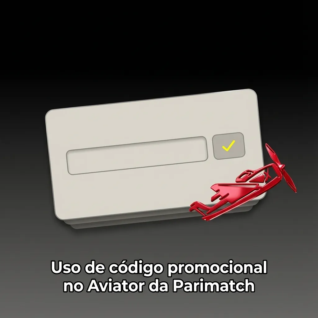 Tela do Aviator na Parimatch com campo para inserir código promocional “AVIATORBR” e ativar bônus