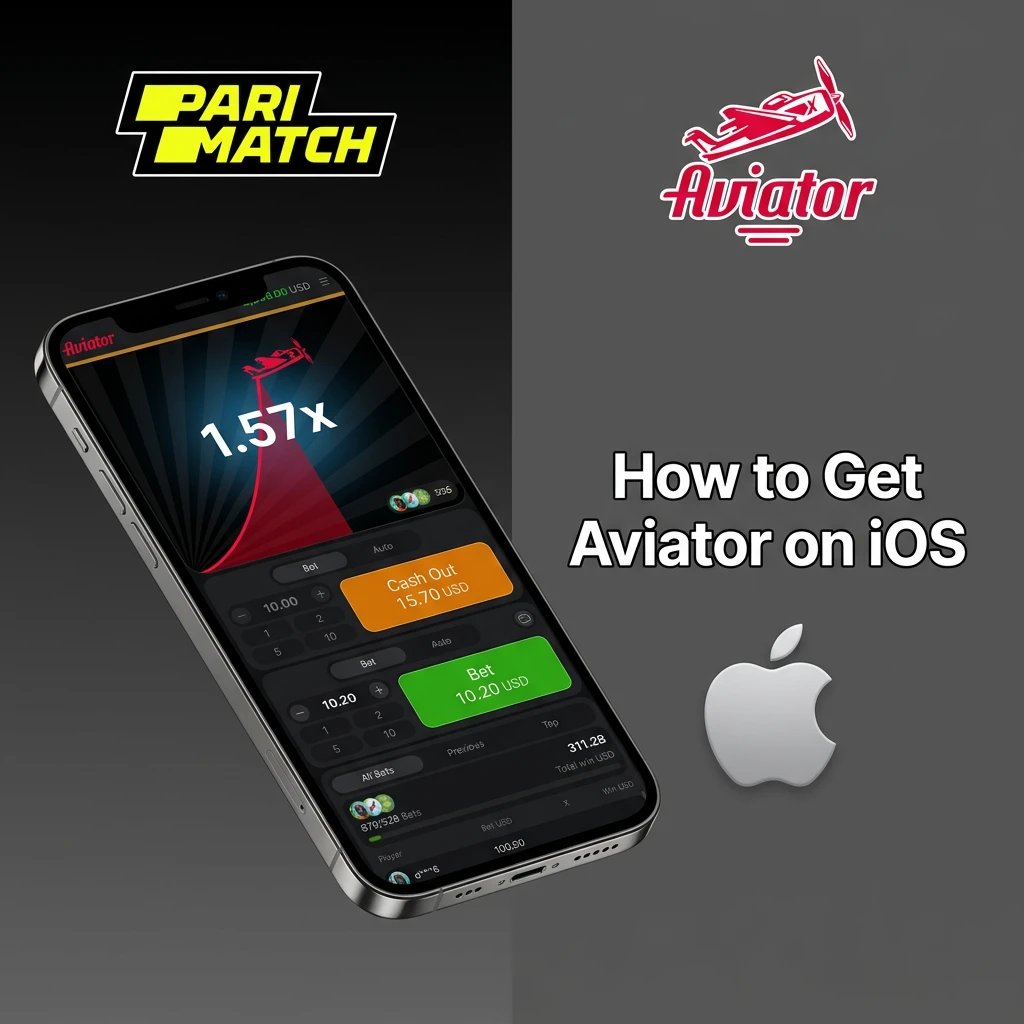 iOS Safari Share button showing "Add to Home Screen" option for installing Parimatch Aviator web app