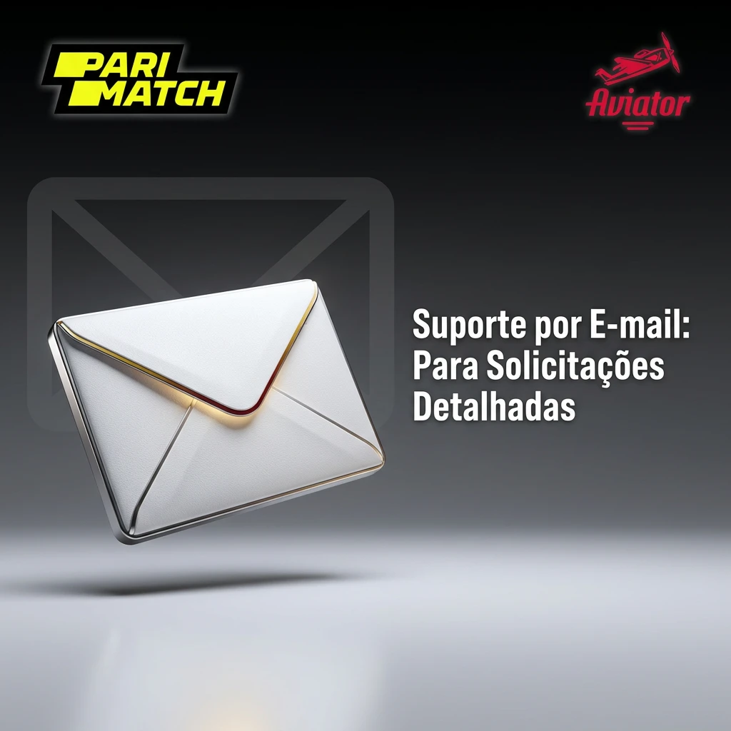Email support icon showing envelope symbol for detailed requests, documentation, and formal complaints with 24h response time