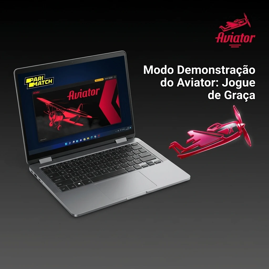 Modo demonstração do jogo Aviator na Parimatch com créditos virtuais gratuitos sem risco financeiro